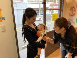 福岡市南区の整骨院で産後の骨盤矯正に来られた雰囲気